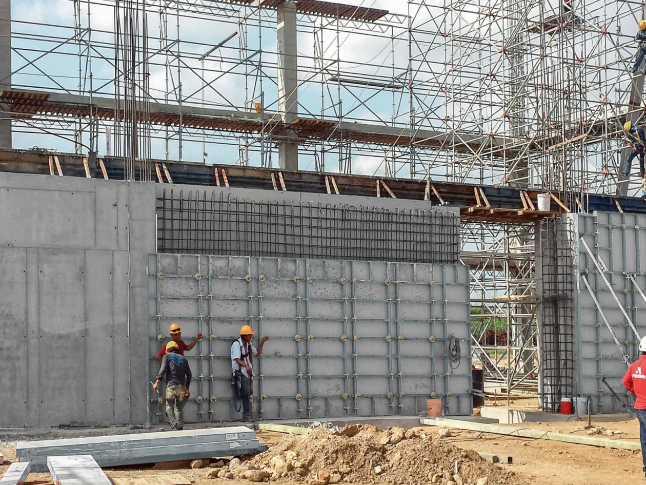 Large scale formwork construction