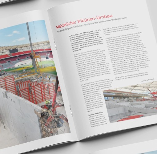 SchalungsDruck German Customer magazine from MEVA