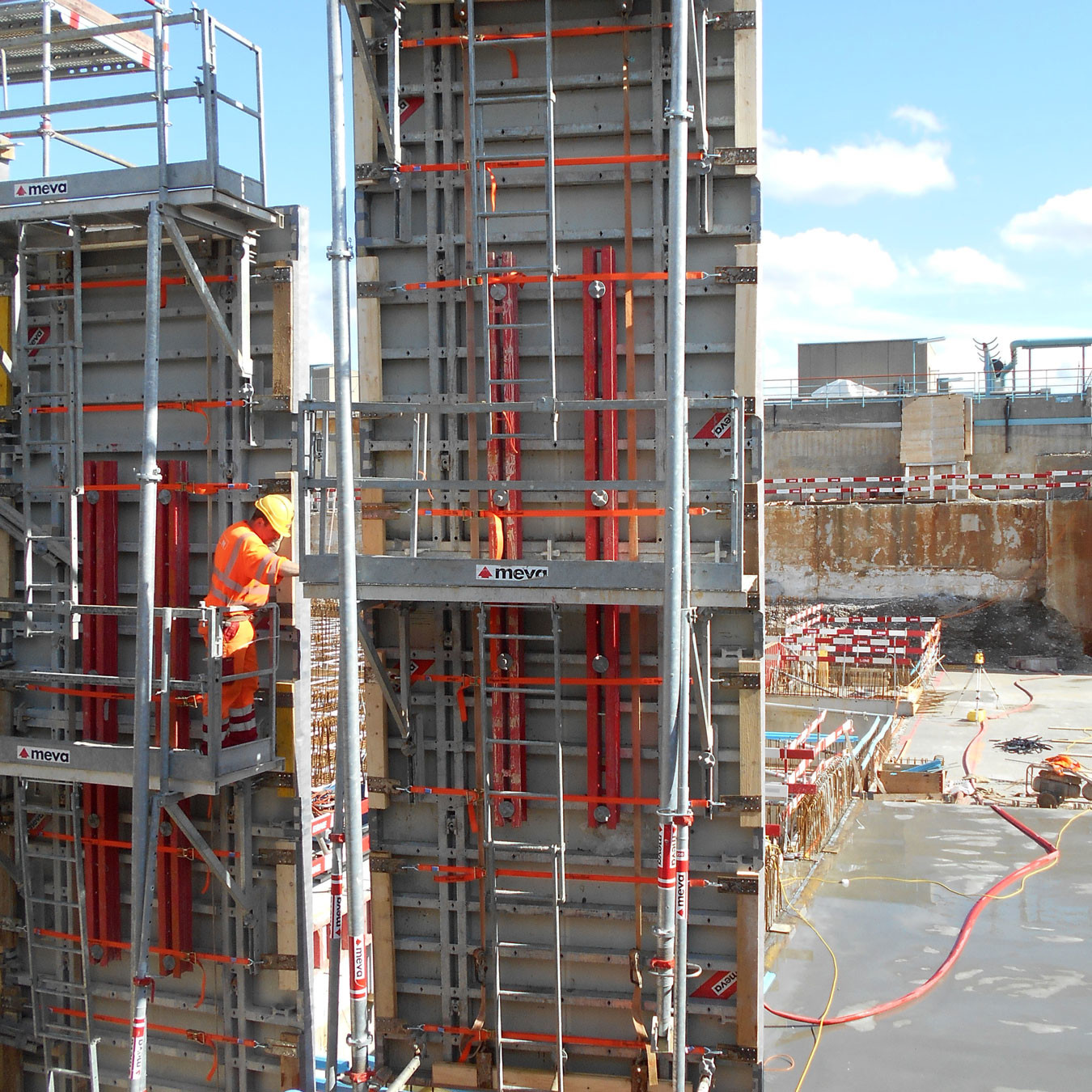 Safety System for formwork at height