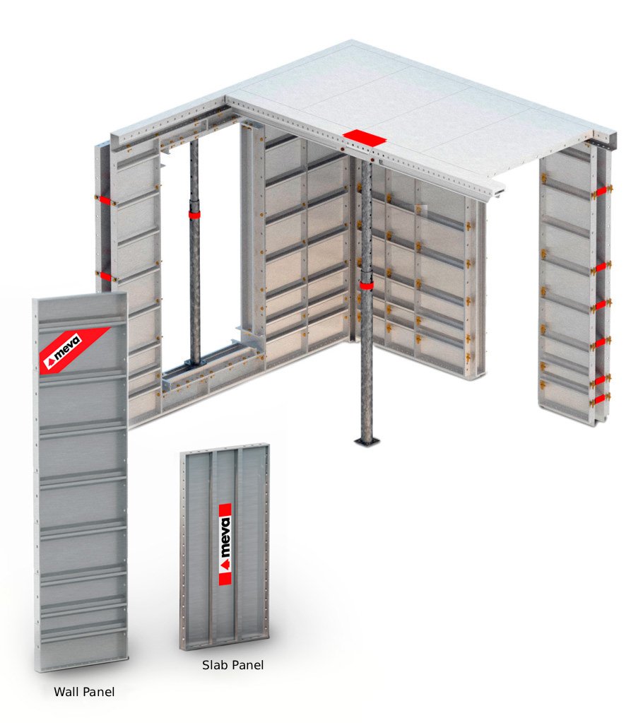 Diagram of MonoFix formwork