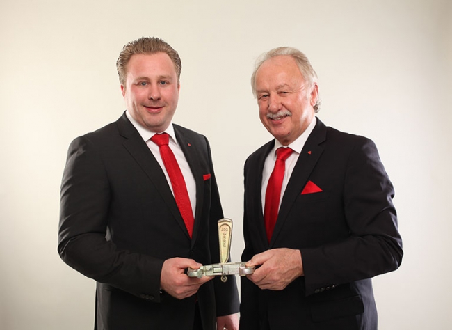 Image of Gerhard Dingler and Florian F Dingler CEO of MEVA