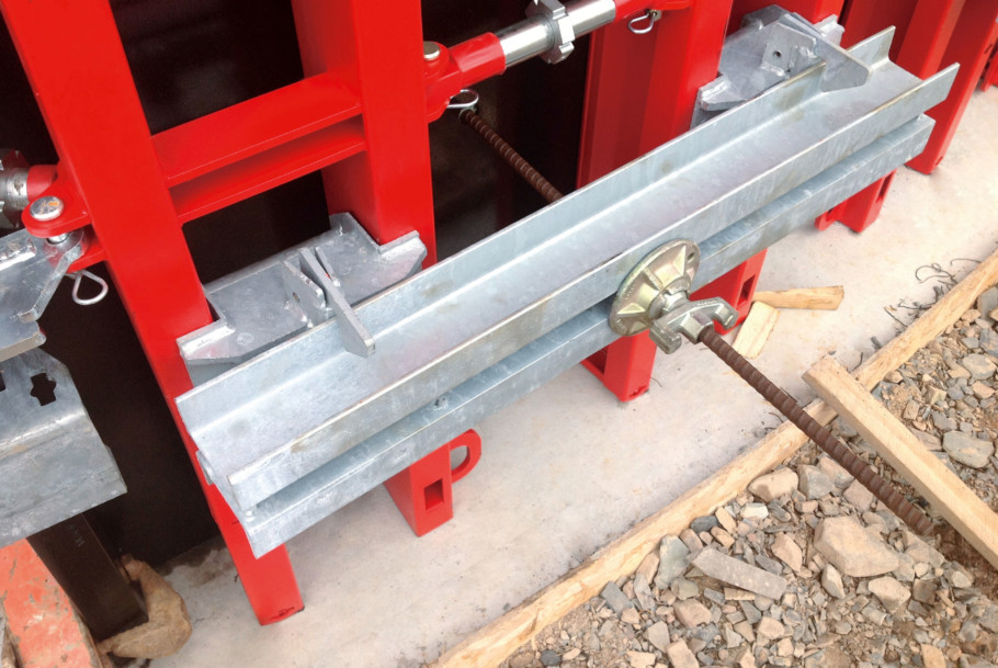 radius formwork simple tying