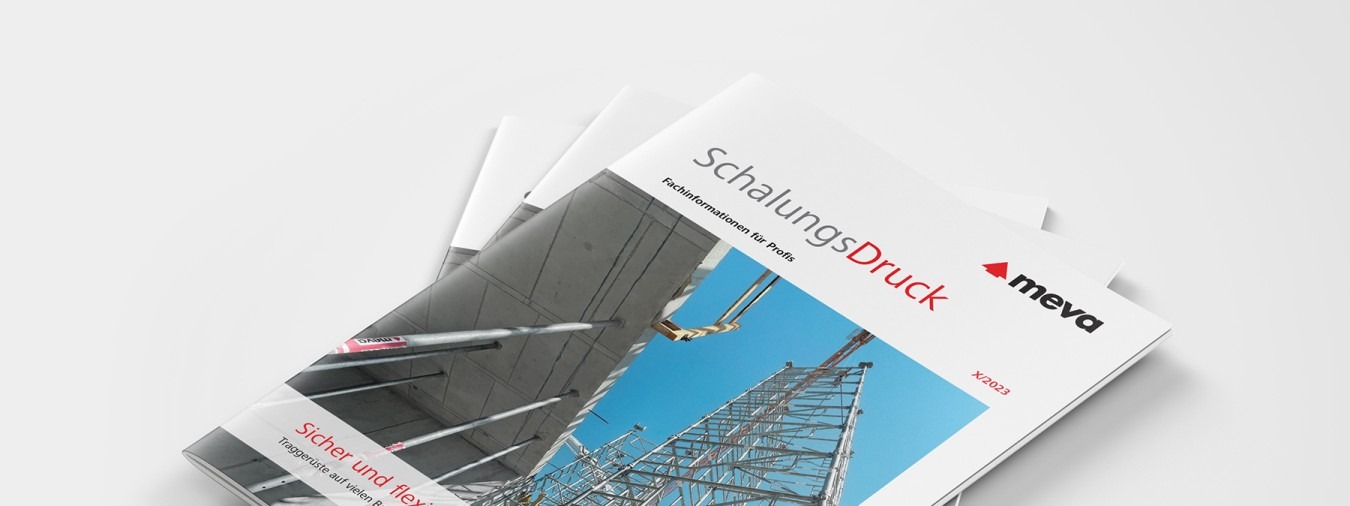 SchalungsDruck Ausgabe Oktober 2023 Mockup Stapel