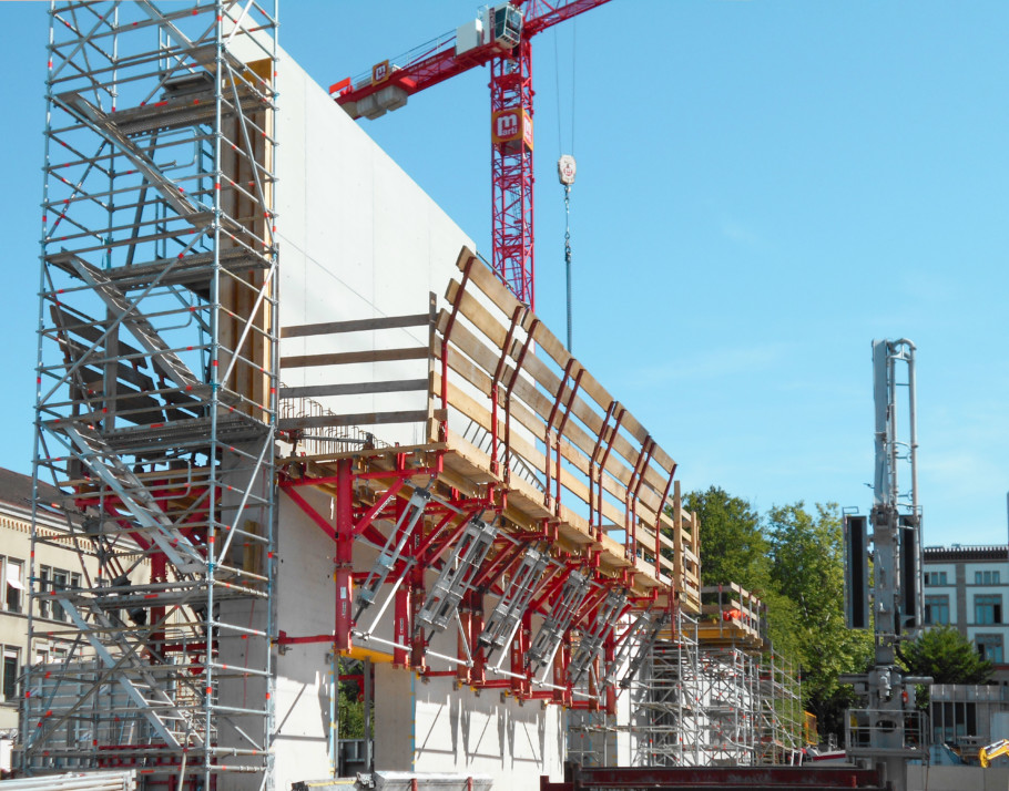 Extension to the Zurich arthouse using MEVA formwork to achieve fair faced concrete construction