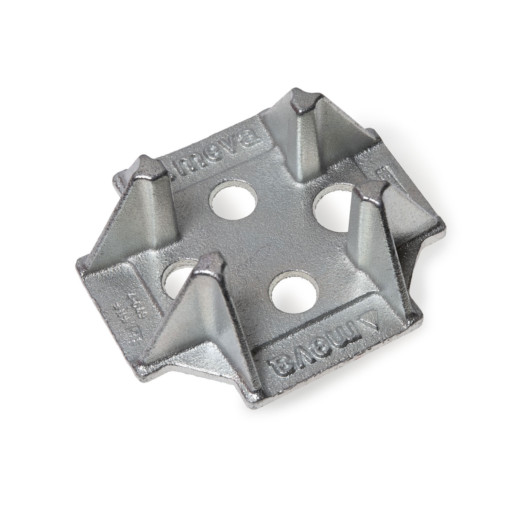 A cast formwork uni-claw for fixing