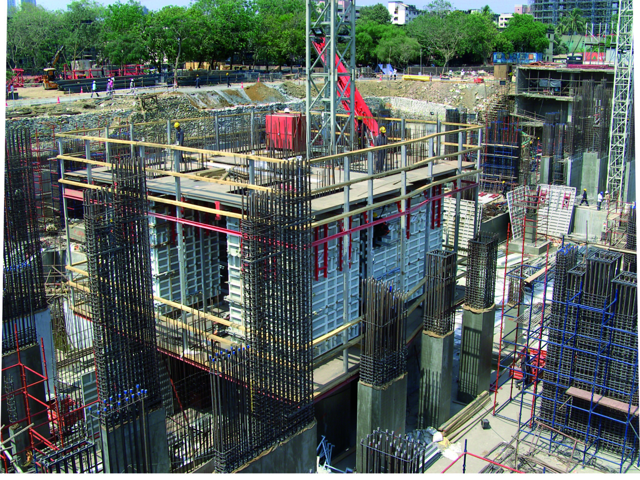 Construction of the Royal Palace Mumbai India