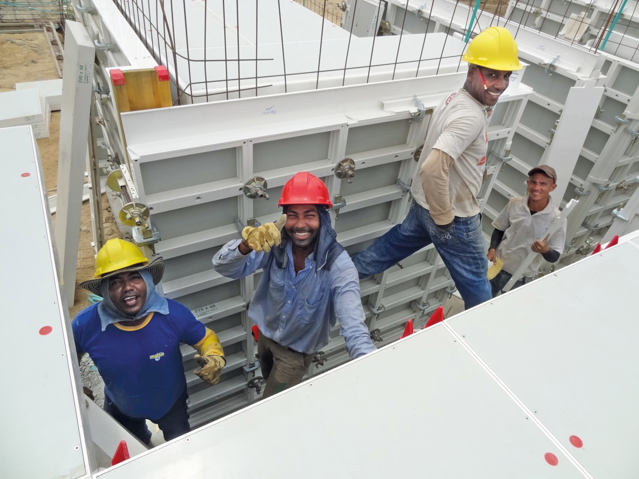 Social housing project in Columbia using MEVA Formwork